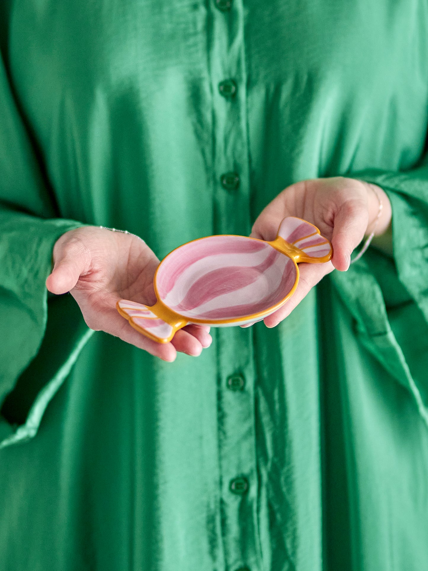 Caramella Serveringsfat Rosa Small