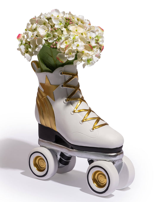 Retro Roller Skate Vase