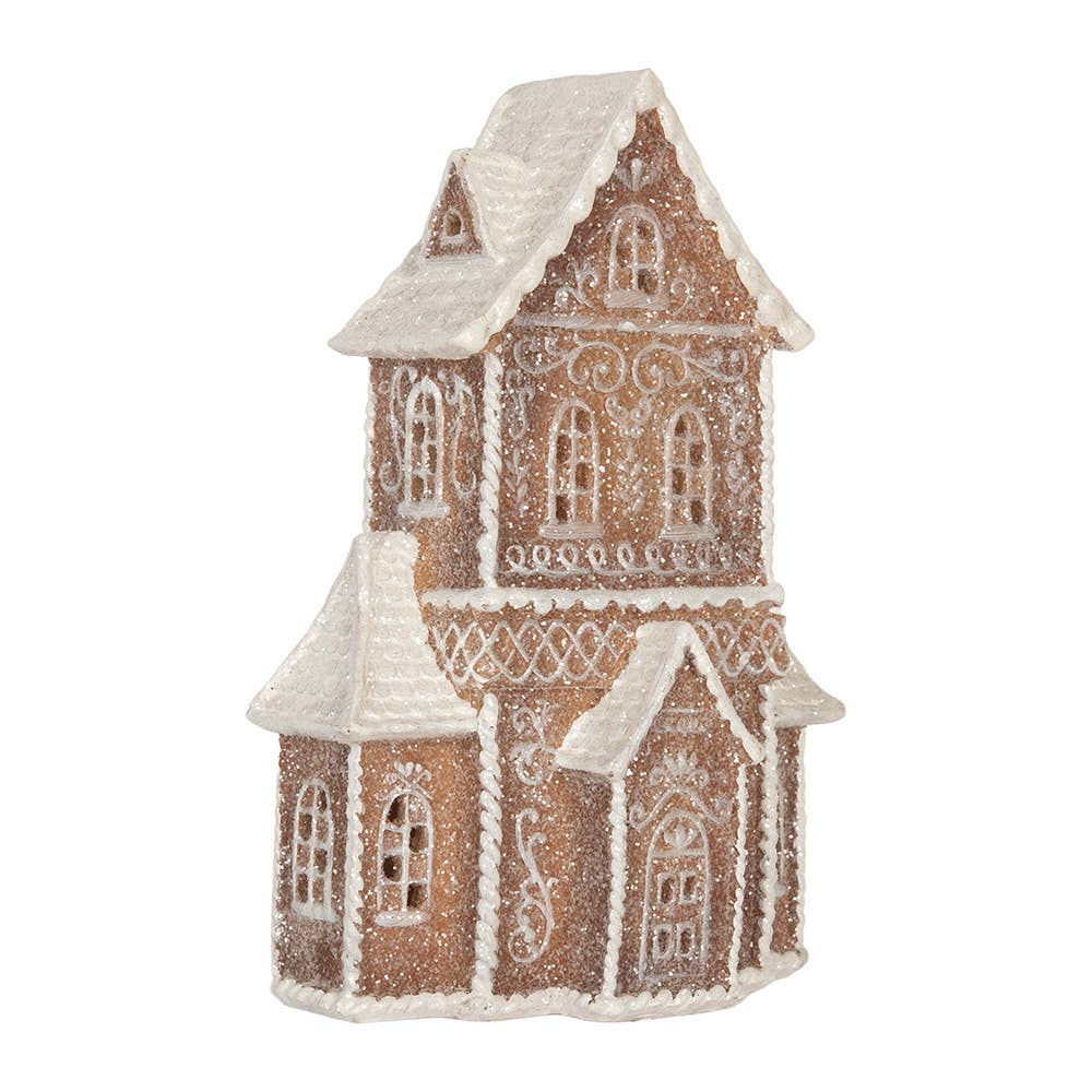 Brown Gingerbread House LED