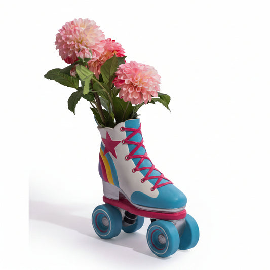 Retro Roller Skate Vase