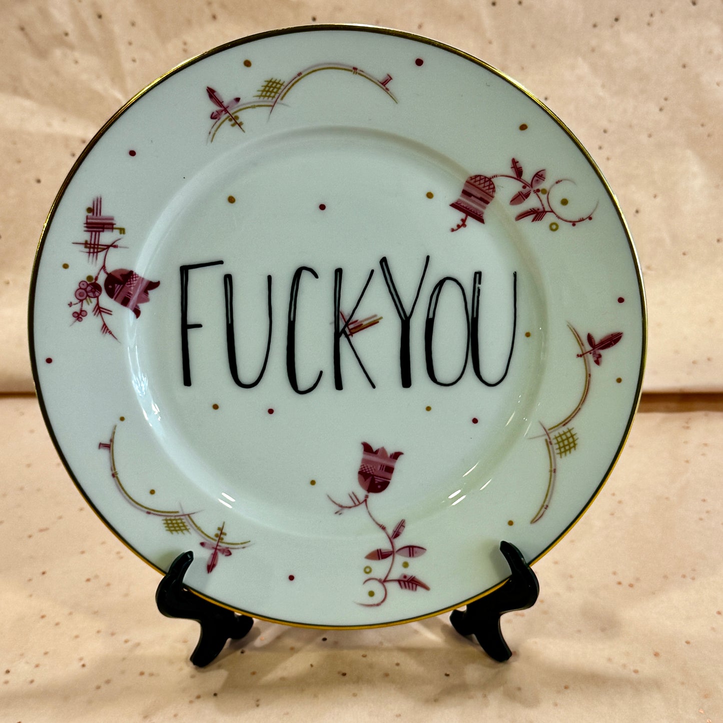 Fuck You Tallerken
