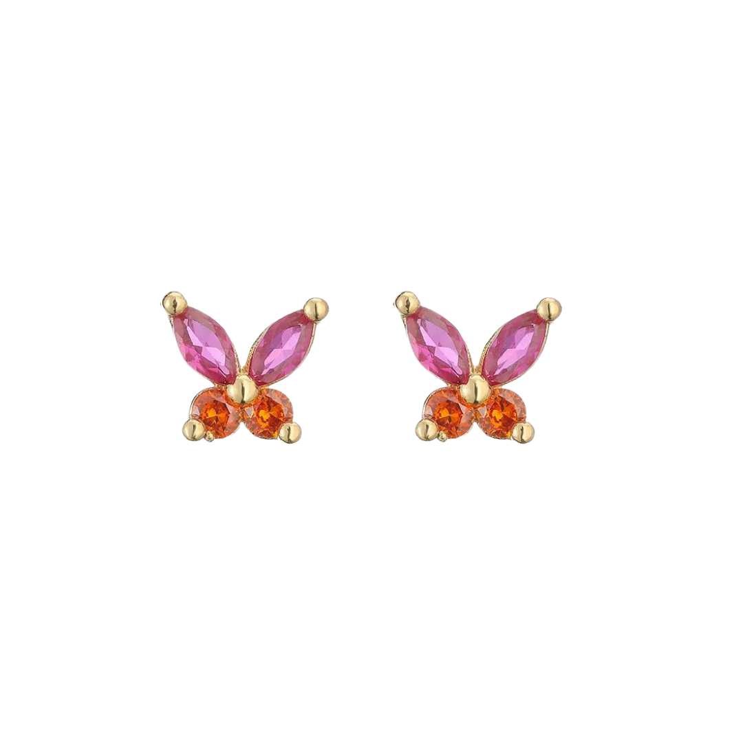 Butterfly Allure Oransje Øredobber