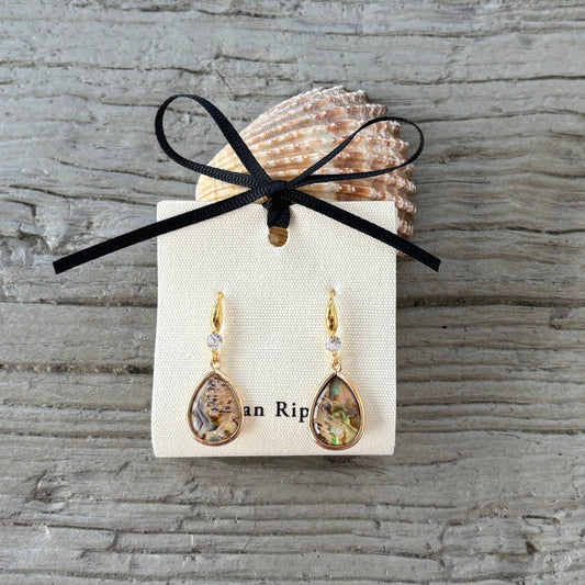 Abalone Drop Øreringer