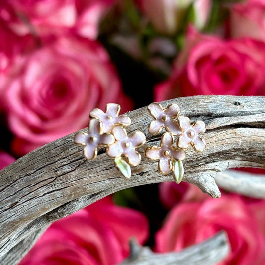 Lilac Flower Øredobber