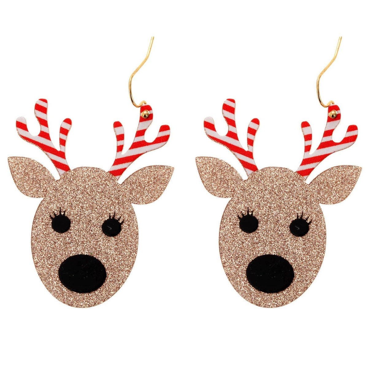Reindeer Striped Øreringer