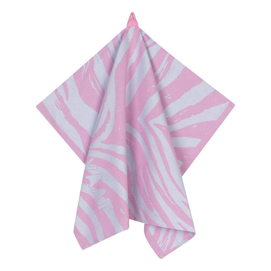 Gavesett kjøkkenhåndklær Sebra fuchsia
