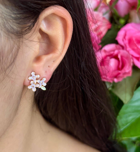 Lilac Flower Øredobber