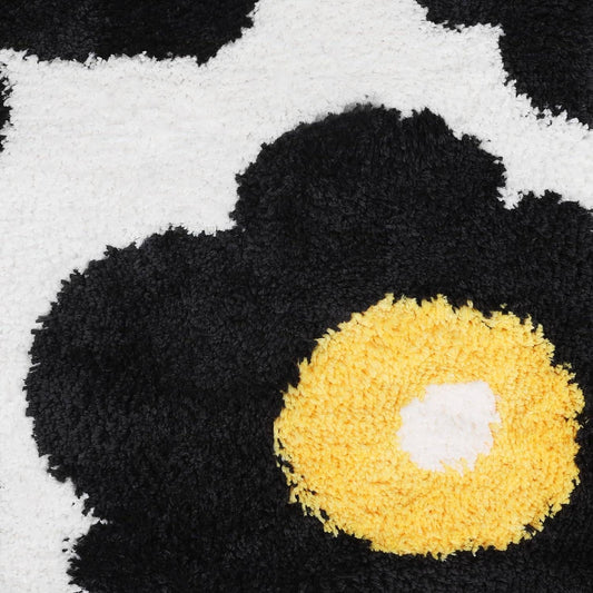 Abstract Black Badematte