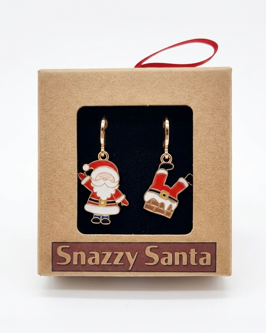 Santa & Chimney Øreringer