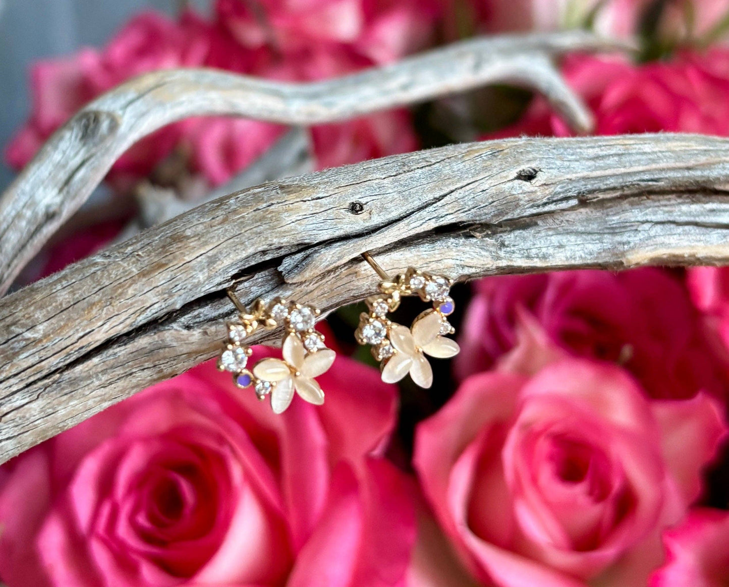 Flower Wreath Øredobber