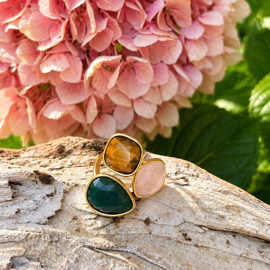 Trio Gemstone Ring