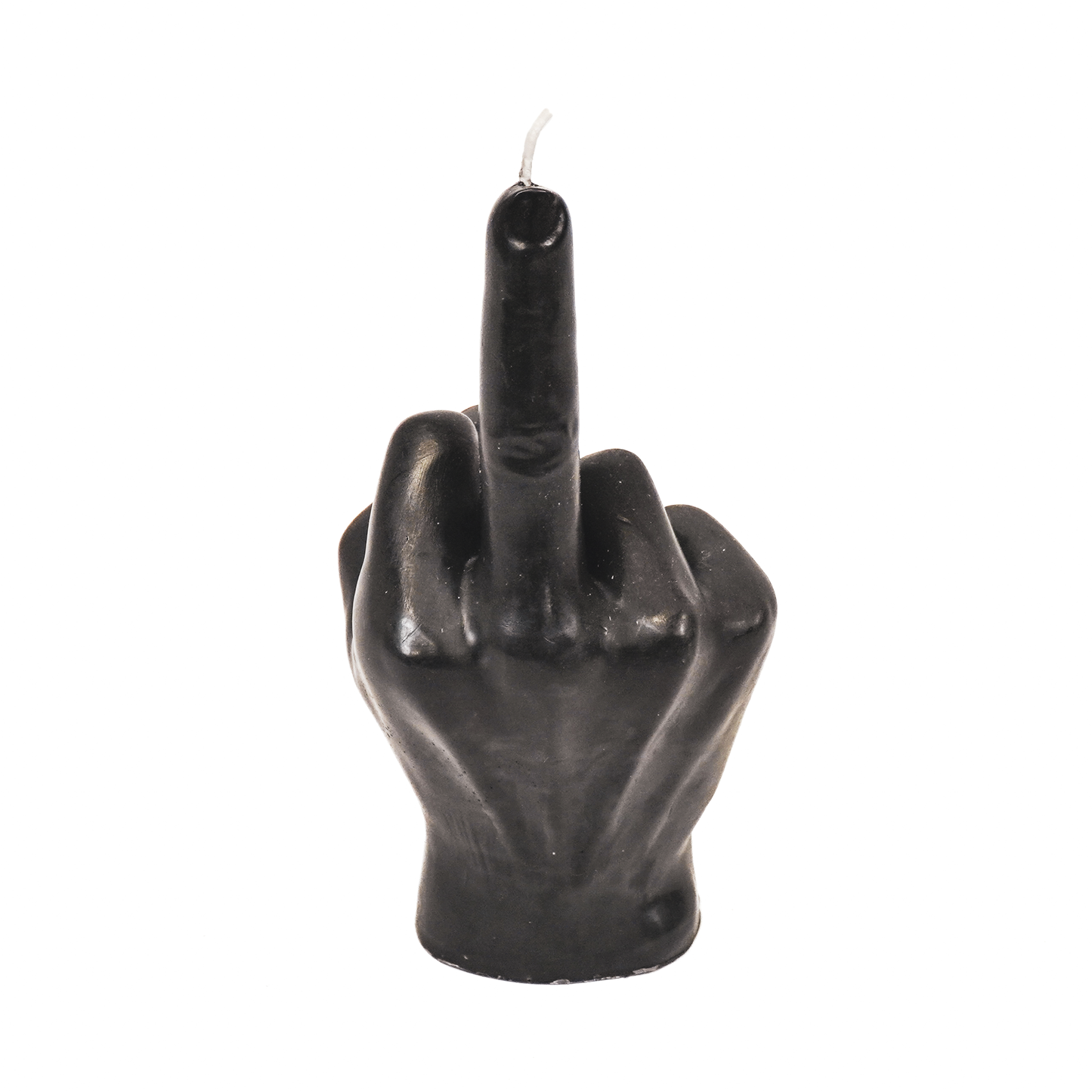 Middle Finger Lys Svart