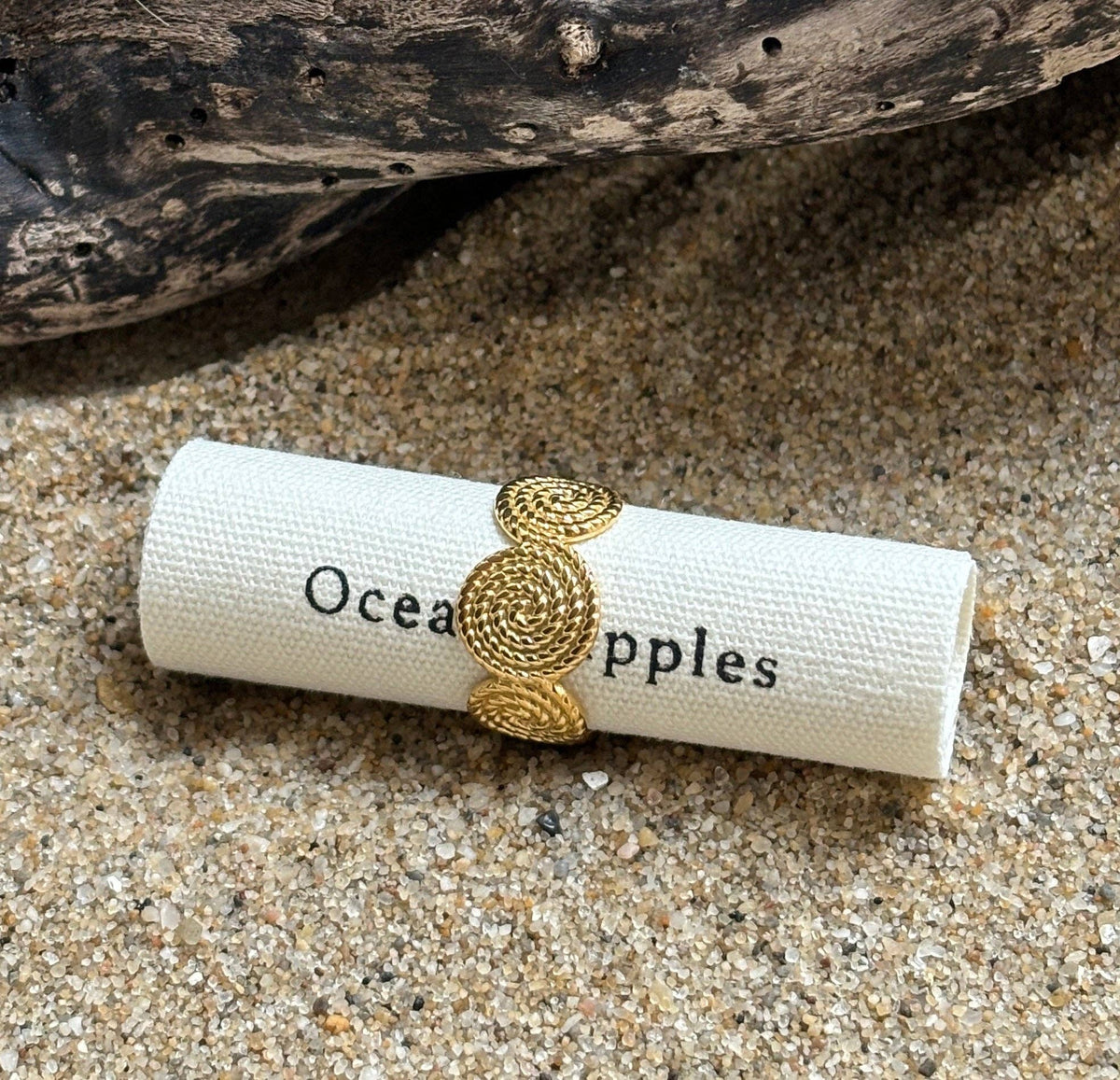 Textured Spiral Ring