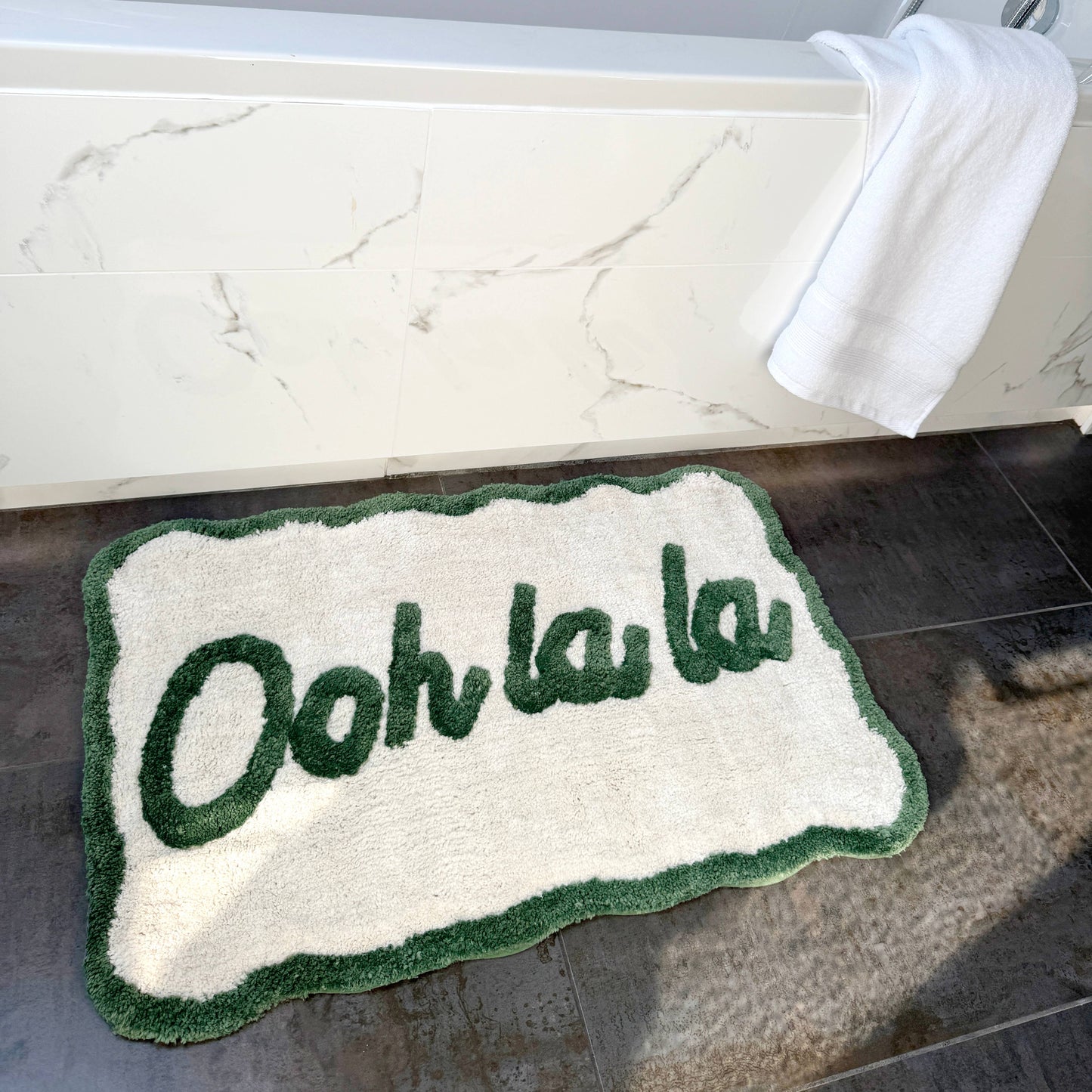 Ooh La La Grønn Badematte