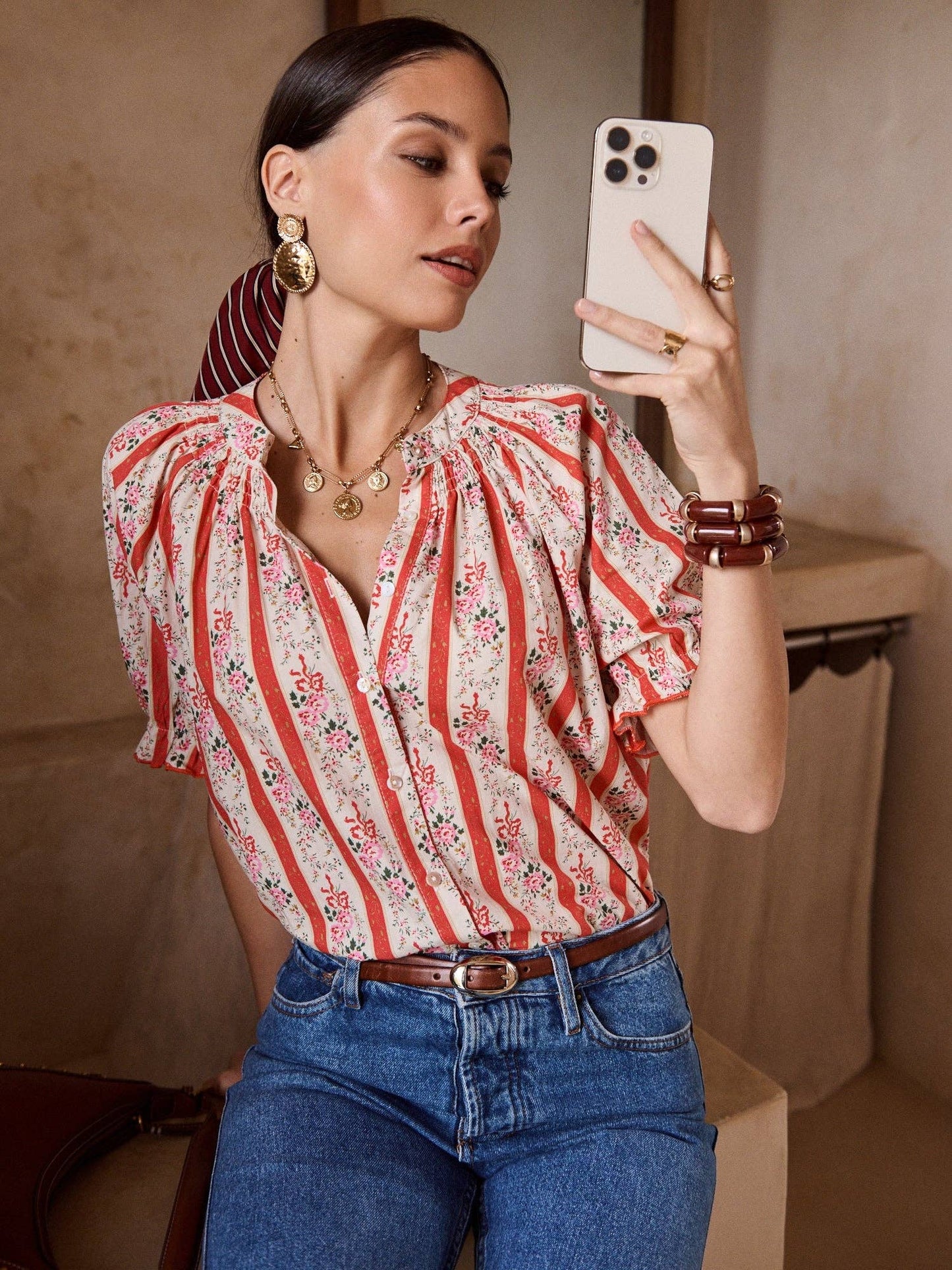 Valerian Bluse