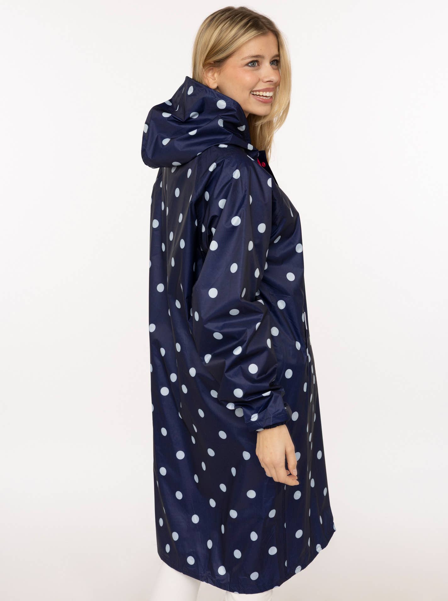 Dots Blue Regnjakke