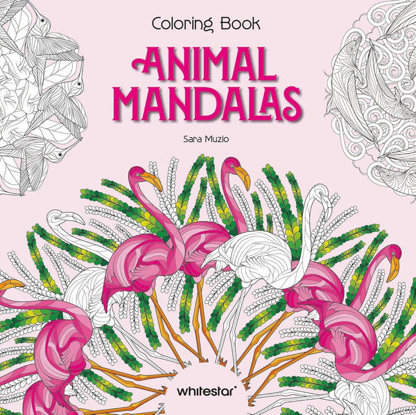 Animal Mandalas Fargeleggingsbok