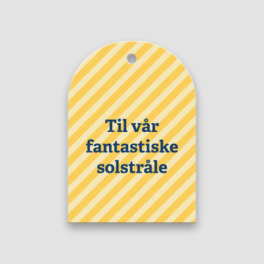 Blomsterkort, Til vår fantastiske solstråle
