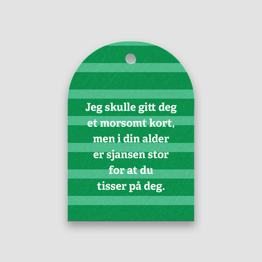 Blomsterkort, Tisser på deg