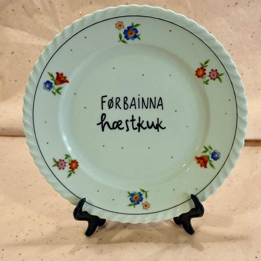 Førbainna hæstkuk Tallerken