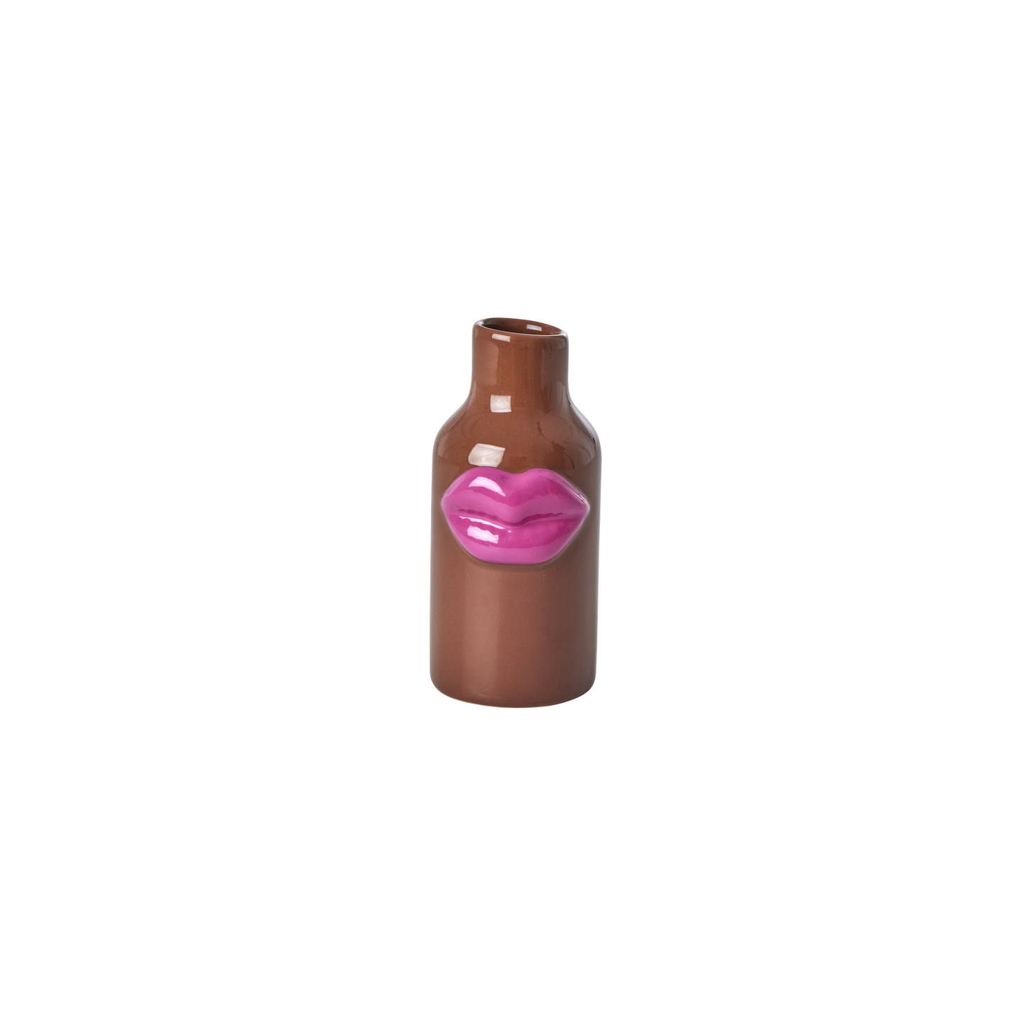 Smile Vase Brun