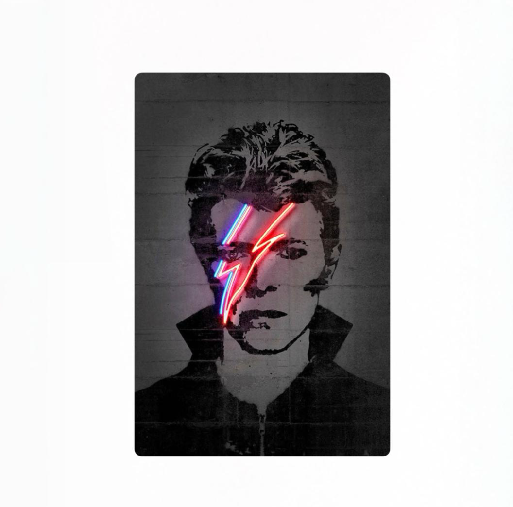 Neon Art - David Bowie Neon