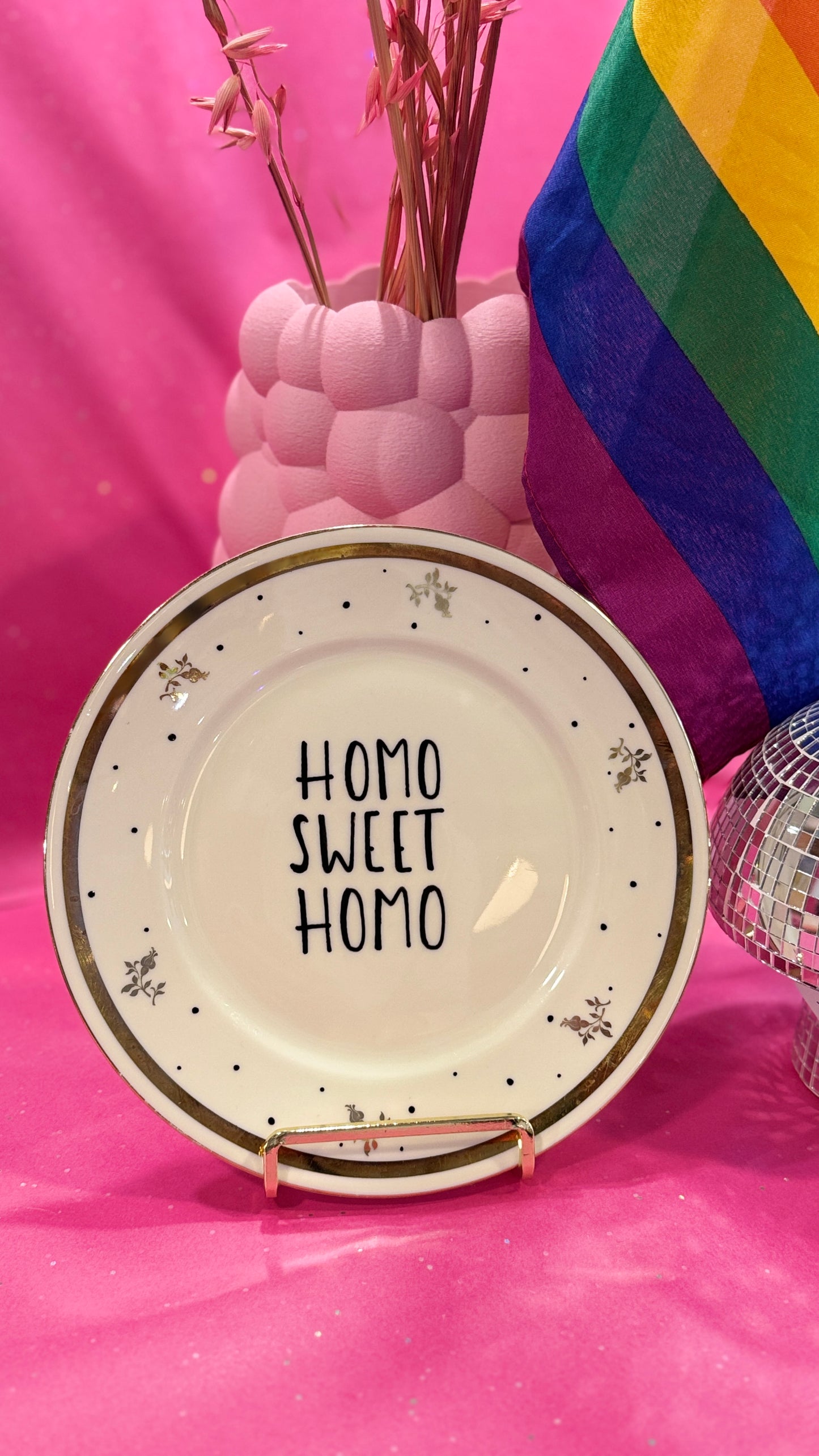 Homo Sweet Homo Tallerken