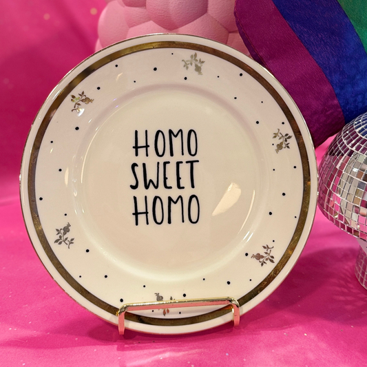 Homo Sweet Homo Tallerken