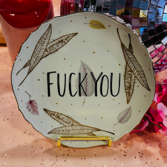 Fuck You Tallerken