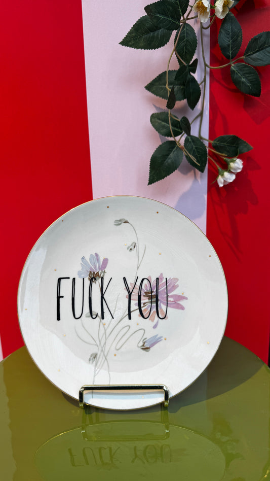 Fuck You Tallerken