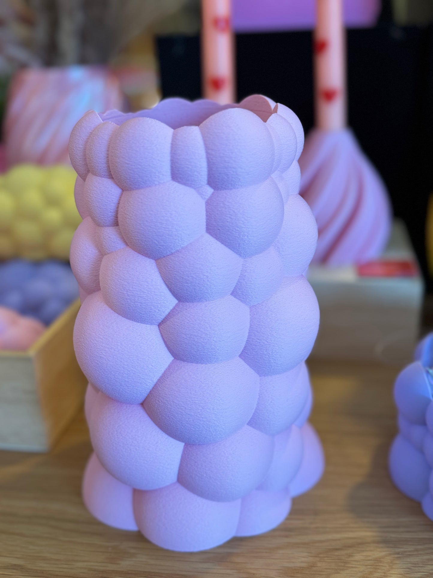 Bubble Fuzzy Vase