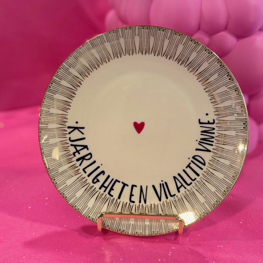 Kjærligheten vil alltid vinne Tallerken