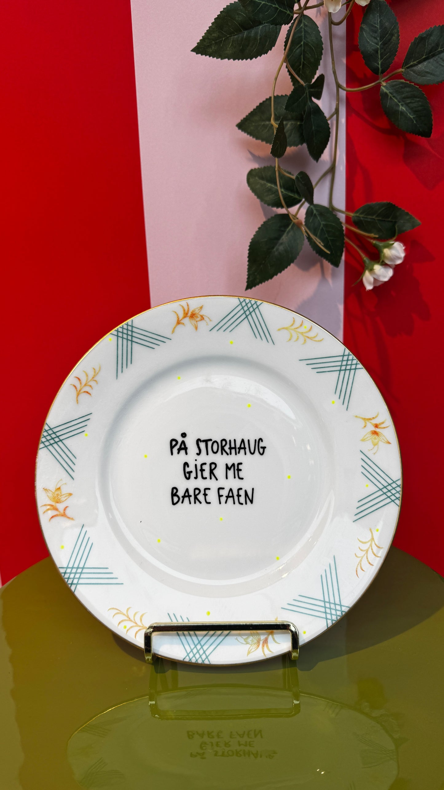 På Storhaug gjer me bare faen Tallerken