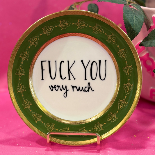 Fuck you very much Tallerken