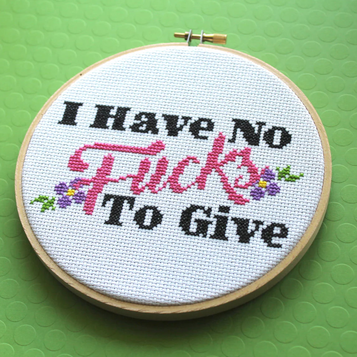 I Have No Fucks Broderisett