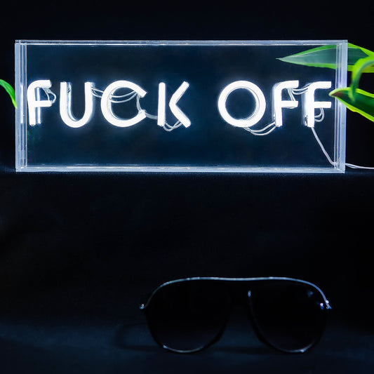 Neonskilt Fuck Off