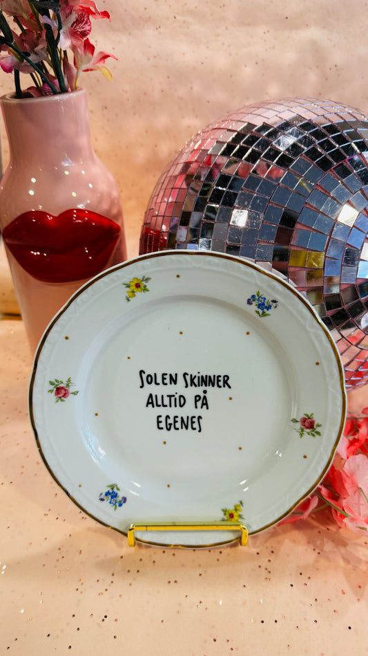 Solen skinner alltid på Egenes Tallerken