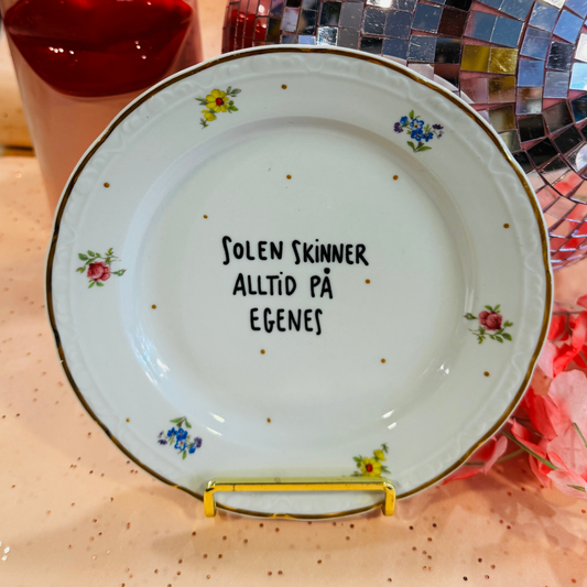 Solen skinner alltid på Egenes Tallerken