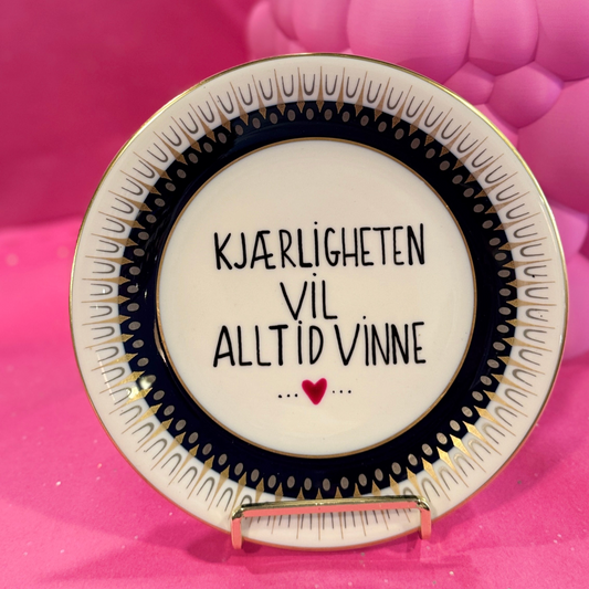 Kjærligheten vil alltid vinne Tallerken