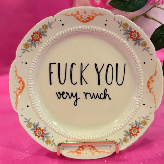 Fuck you very much Tallerken