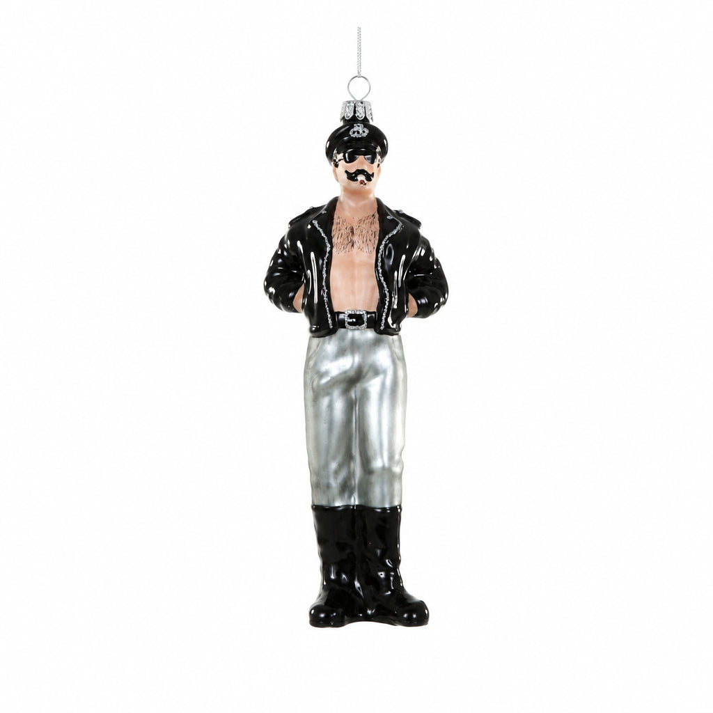 Leather Man Ornament
