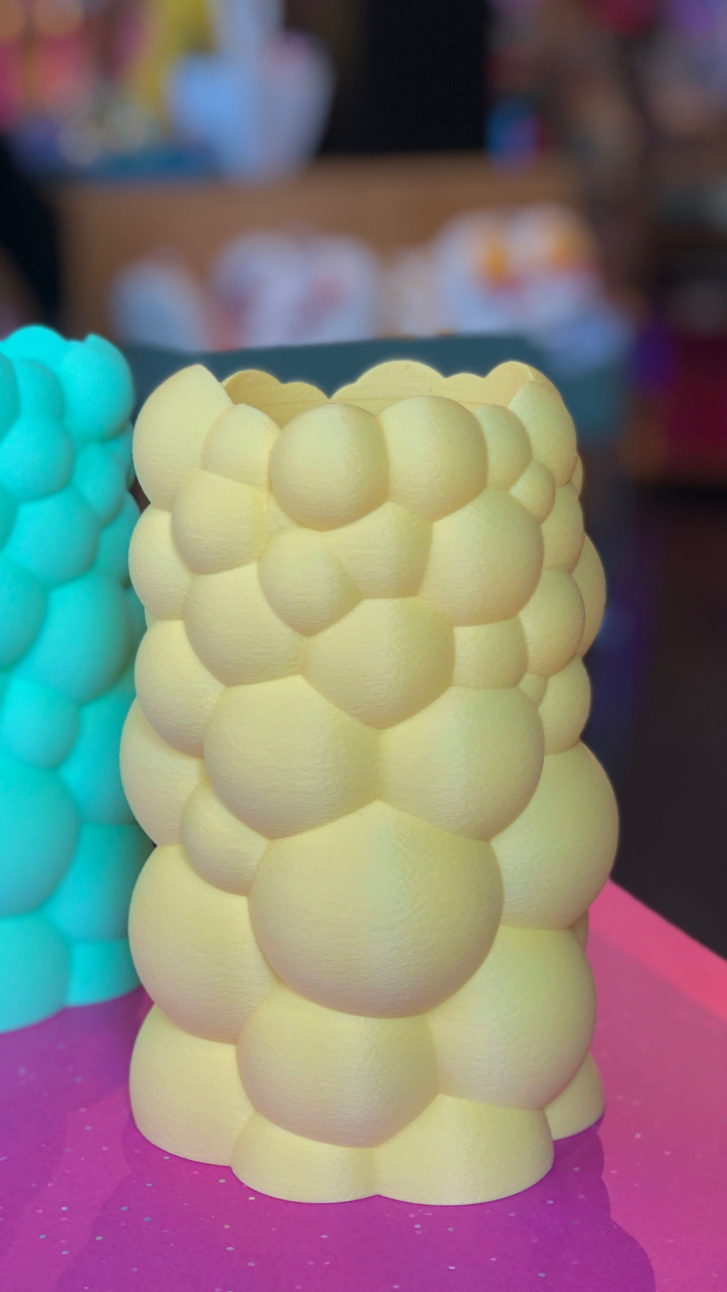 Bubble Fuzzy Vase