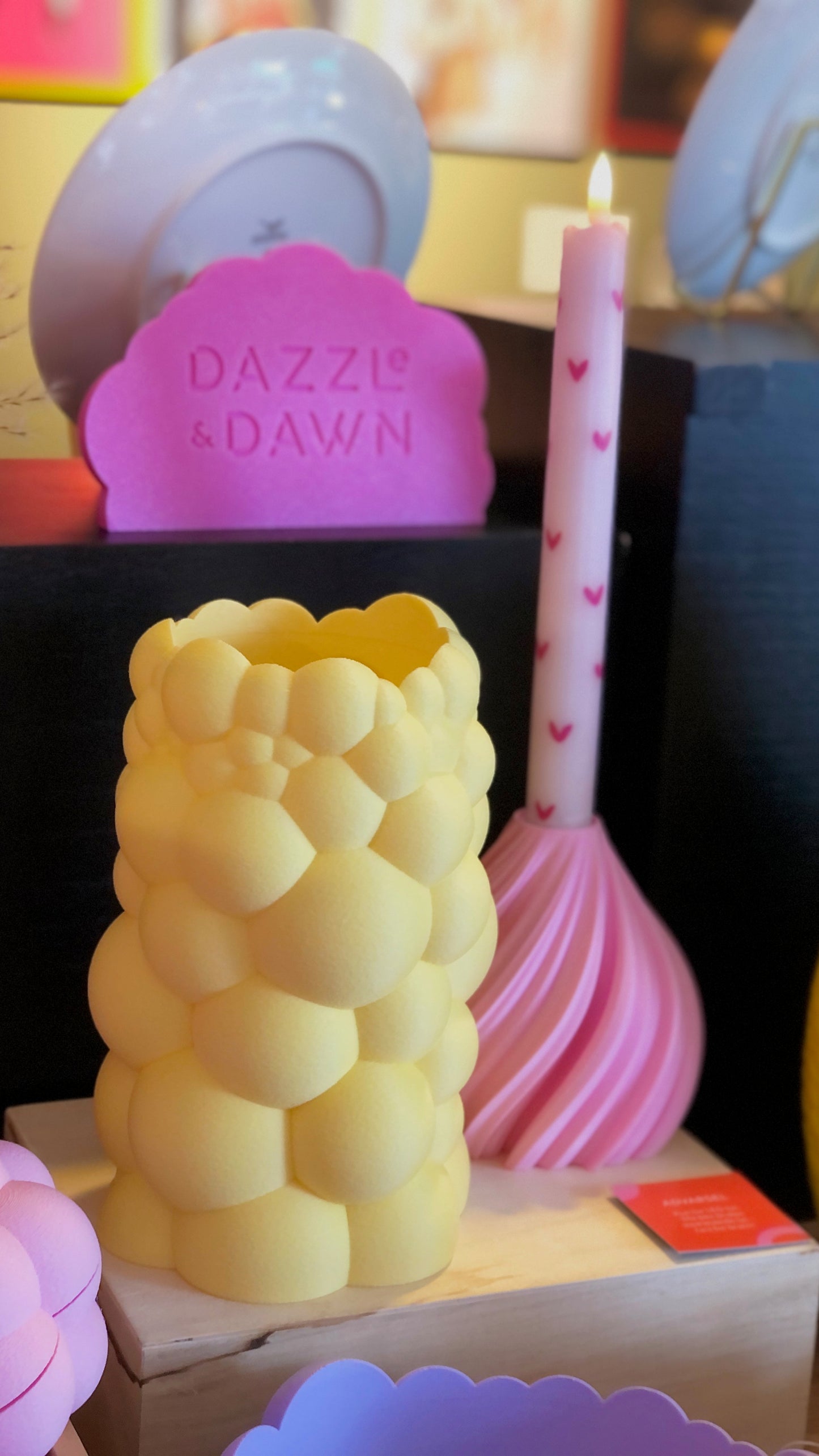 Bubble Fuzzy Vase