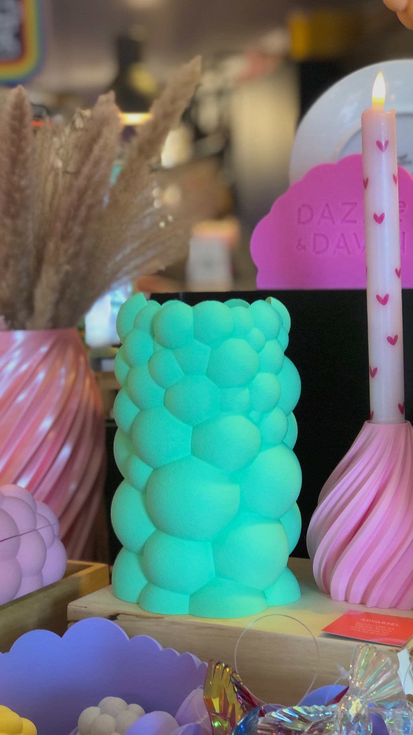 Bubble Fuzzy Vase