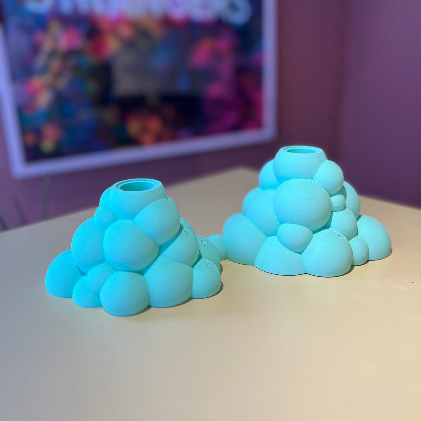 Bubble LED Lysestake