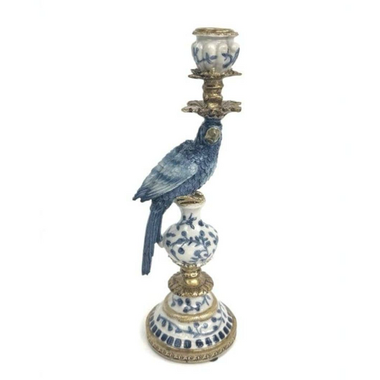 Antique Parrot Lysholder