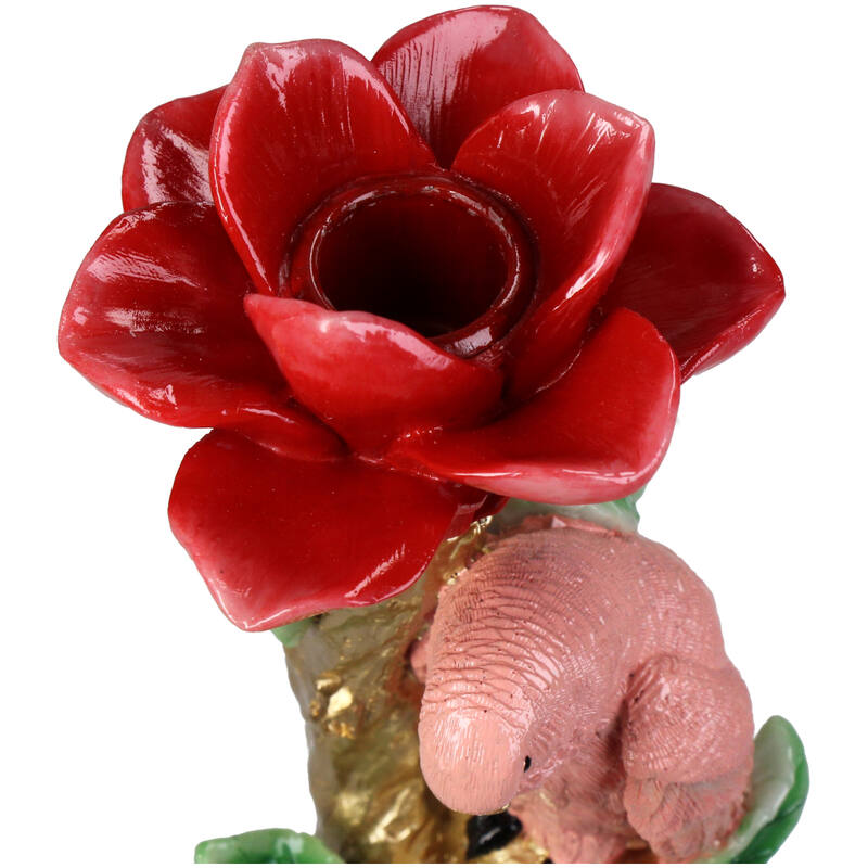 Lysholder Bird Rose