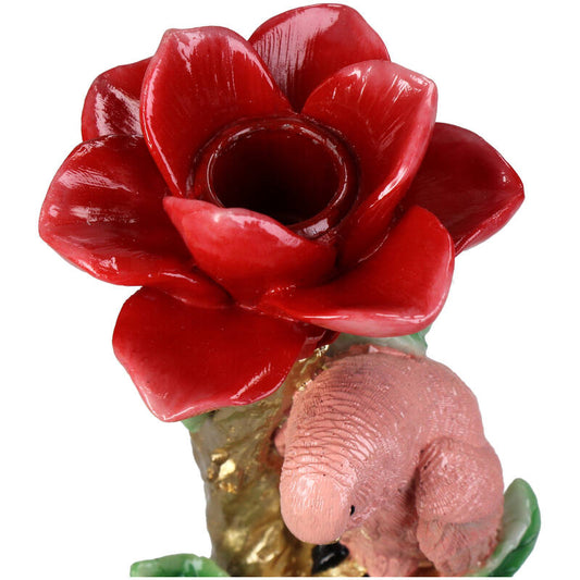 Lysholder Bird Rose