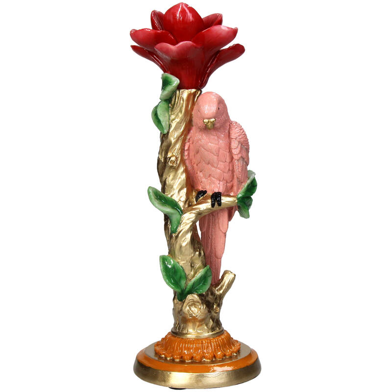 Lysholder Bird Rose