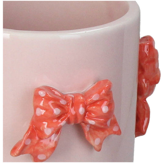 Pink Bow Vase